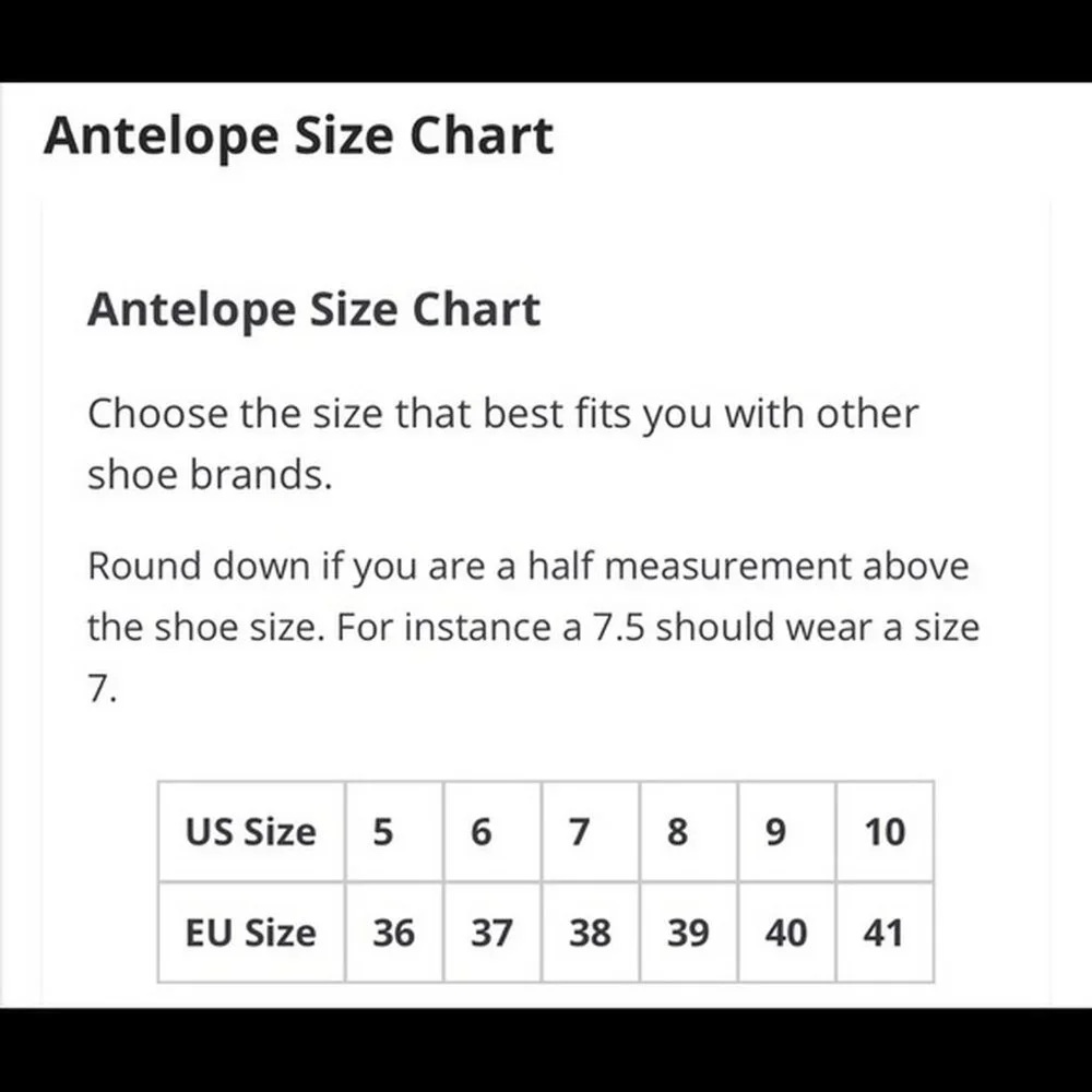 Antelope Winter bootie Boot Women 38 US 7